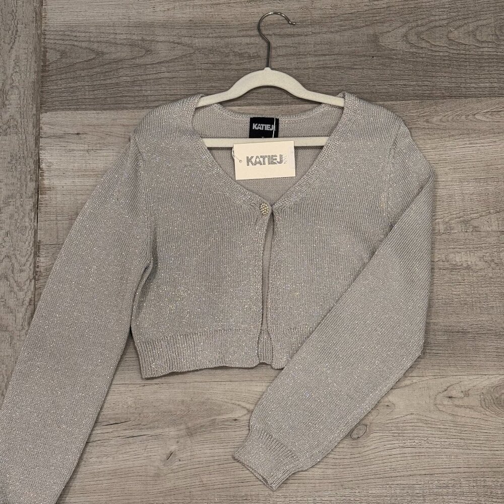 Katie J NYC Angelica Lurex Cardigan